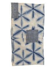 A Patched Cotton Diaper: Itajime Shibori