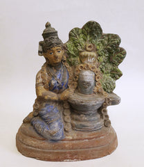 A South Indian Golu Doll: Shivalingam and Shakti in an Embrace