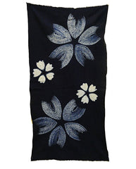 A Length of Shibori Dyed Cotton: Cherry Blossoms