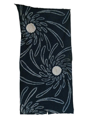 A Length of Shibori Dyed Cotton: Large Scale Chrysanthemums