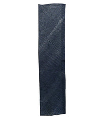 A Length of Dark Toned Shibori Cotton: Two Processes
