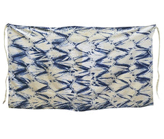 A Shibori Dyed Koshimaki: Half Under Kimono