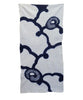 A Length of Shibori Dyed Cotton: Blue on White Pattern #1