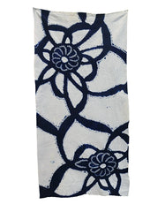 A Length of Shibori Dyed Cotton: Flowering Flowers