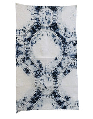 A Fragment of Shibori Dyeing: Natural Indigo Color