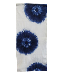 A Shibori Diaper: Large Dip Dyed Spiderwebs