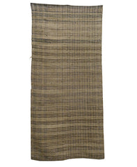 A Rare and Beautiful Length of Woven Paper Cloth: Bast Warp and Intermittent Weft