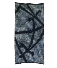 A Length of Shibori Dyed Cotton: Oversized Pattern #1, Pine Needles