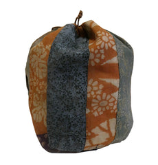 A Silk Drawstring Bag: Nineteenth Century Cloth Fragments