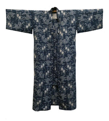 A Child's Omi Jofu Kimono: Fine Quality Hemp or Ramie Kasuri Cloth