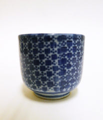 An Inban Ware Soba Choko: Handsome Geometric Stenciled Pattern