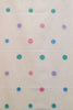 A Softly Dyed Cotton Diaper Cloth: Dots