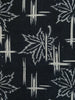 A Length of Boldly Patterned Katazome Cloth: Large Scale Maple Leaves