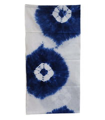 A Dip Dyed Shibori Diaper: Large Kumo or Spiderwebs