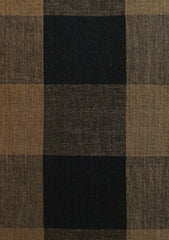 A Length of Large Scale Brown and Blue Plaid: Simplicity