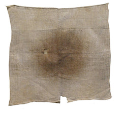 A Slightly Tattered Hemp Fiber Steaming Cloth: Subtle Indication of Wear