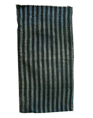 A Beautifully Mended Bag or Pouch: Katazome Dyed Stripes