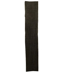 A Length of Thickly Woven Rustic Cotton Stripes: Hand Spun Yarns and Thread Flavor