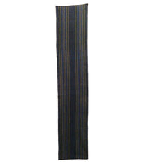 A Length of Handsome Striped Cotton: Subtle Deep Green Details