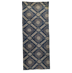 A Length of Complex Dyed Katazome: Arrow Feathers as Disc