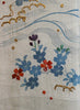 A Yuzen Dyed, Embroidered and Gold Couched Kosode Fragment: Late 18th Century