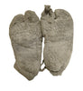 A Tiny Pair of Mended Tabi: Undyed Child's Footwear
