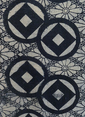 A Length of Jishiro Katazome: Large Scale Pattern and Hand Spun Cotton