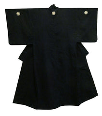 A Beautifully Simple Indigo Dyed Cotton Kimono: Edo Period