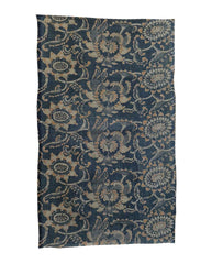 A Length of Old Faded Katazome Cotton: Three Flowers in Repeat