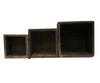 A Set of Three Nesting Wooden Masu: Grain Measures