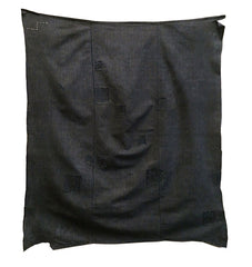 A Tattered and Patched Cotton Furoshiki: Re-purposed Cloth