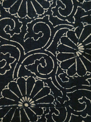 A Length of Katazome Dyed Cotton: Very Subtle Large Repair