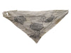A Buddhist Altar Cloth: Hand Painted Lotuses on Hemp or Ramie Cloth