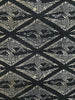 A Length of Katazome Dyed Cotton: Cranes as Diamonds