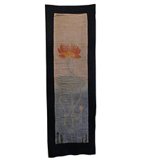 A Finely Rendered and Beautifully Colored Tsutsugaki Panel: Buddhist Lotus