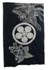 A Large Tsutsugaki Dyed Fragment: Phoenix, Tortoise, Family Crest