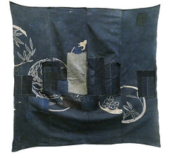 A Patched and Mended Re-Purposed Tsutsugaki Furoshiki: Bold Design