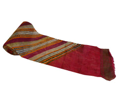 An Intricately Shape Resist Dyed Turban: Impossible-to-Fathom Traditional Technique