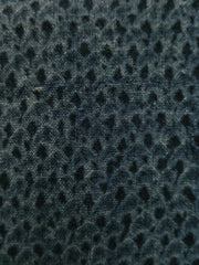 A Length of Miura Shibori: Rich Blue on Blue Tones