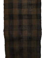 An Unusual and Beautiful Length of Plaid Kaya: Mosquito Netting