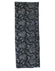 A Length of Floral Patterned Katazome Cotton: Indian Inspired