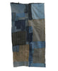 A Very Good Quality Two Panel Boro Textile: Futon Cover Fragment