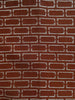 A Length of Stenciled Cotton: Iron Oxide Derived Dye