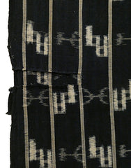 A Length of Kasuri Dyed Cotton: Re-purposed Garment