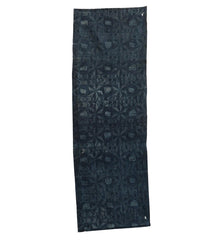 A Length of Deeply Toned Katazome Cotton: Complex Pattern