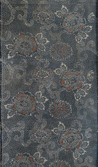 A Faded Length of Katazome Cotton: Indigo and Bengara