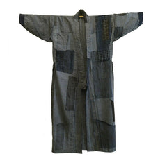 A Beautifully Patched and Mended Cotton Kimono: Wonderfully Artful