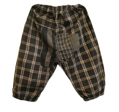 A Child's Pair of Patched Pants: Plaids and Mending