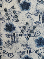 A Length of Jishiro Katazome Narumi Kongata: Delicately Complex Design