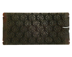 A Hand Carved Itajime Board: Beautiful Hemp Leaf Pattern